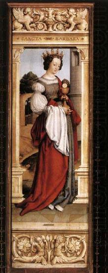 HOLBEIN, Hans the Younger St Barbara china oil painting image